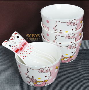 超級可愛韓式日式碗勺套裝 提升日常用餐體驗(yàn)的日用小百貨